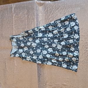 Flowered sleeveless dress